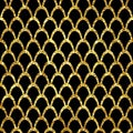 Golden Glitter shining glamour seamless carnival pattern