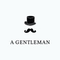 Exclusive hand drawn gentleman vector icon