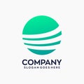 Circle Finance Marketing Logo Template