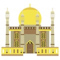 Beautiful Mosque Building v4 01 Royalty Free Stock Photo