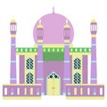 Beautiful Mosque Building v4 03 Royalty Free Stock Photo