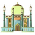 Beautiful Mosque Building v4 04 Royalty Free Stock Photo