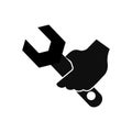 spanner, repair, hammer, wrench, construction, design, settings, equipment, service, ax, maintenance icon