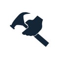 work, spanner, repair, hammer, wrench, industry, construction, screwdriver, settings, equipment, work tool icon