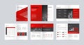 Template layout design with cover page for company profile ,annual report , brochures, flyers, presentations Royalty Free Stock Photo