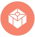Gift box Isolated Vector Icon that can be easily modified or edit Gift Box Isolated Vector Icon that can be easily modified or ed Royalty Free Stock Photo