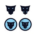 A jaguar head logo concept bundles