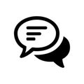 Chat icon, sms icon, chat, bubble, comments icon, communication, talk icon, call, group sms, speech bubbles Icon