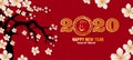 Happy New Year 2020, merry christmas. Happy Chinese New Year 2020 year of the rat