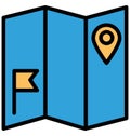 Geolocation Isolated Vector Icon which can easily modify or edit Royalty Free Stock Photo