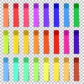 Different colored tape stickers collection. Royalty Free Stock Photo