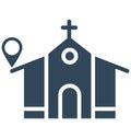 Church location Church location Isolated Vector Icon which can easily modifyIsolated Vector Icon which can easily modify or edit