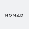 Nomad vector logo. Nomad emblem Royalty Free Stock Photo