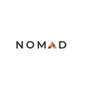 Nomad vector logo. Nomad emblem Royalty Free Stock Photo