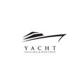 Yacht logo design inspiration vector template