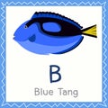 Illustrator of B for Blue Tang animal