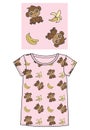 Monkey print for children fashion industry