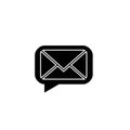 Mail Icon logo vector message Royalty Free Stock Photo