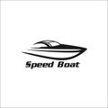 Speedboat silhouette