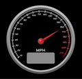 Speedometer for car . Fuel Gauge and Tachometer / meter vector Royalty Free Stock Photo