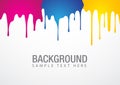 Abstract paint background template vector Royalty Free Stock Photo