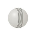 ODI cricket leather ball white, realistic vector