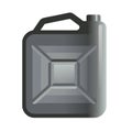 Fuel jerrycan icon. Canister for gasoline. Car oil sign.