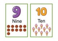 Printable number flashcards for teaching number flashcards number flash card for teaching number easy to print on a4 with dotted