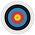 Blank arrow target blank gun target paper shooting target blank target background target paper shooting on white background