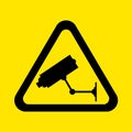 Cctv warning sign