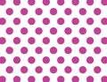 Pink And White Polka Dot Background