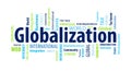 Globalization Word Cloud Royalty Free Stock Photo