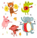 Animals and musical instruments