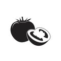 Tomato vegetable fruit illustrations for drawing symbol logo silhouette