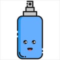 Vector Happy Bottle Icon Design MBE Style