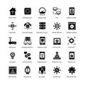 Internet Of Things Icons Set Royalty Free Stock Photo