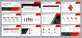 Business presentation backgrounds design template with infographic timeline elements design