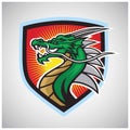 Angry Dragon Logo Esport Mascot Vector Design