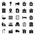 Real Estate Glyph Icons