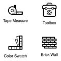 Property Business Vectors Line Icons