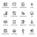 Photography Tools Line Vectors