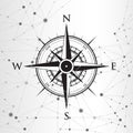 Compass on a geometric connection background