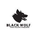 Wolf logo icon design inspiration vector template Royalty Free Stock Photo
