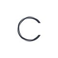 Logo letter text C alphabet icon