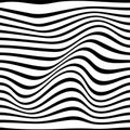 Pattern wavy zebra lines