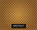 Golden geometrical background with High detail texture