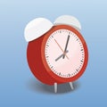 Red alarm clock Royalty Free Stock Photo