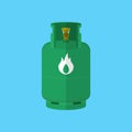 Flammable gas tank icon.