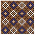 Colourful Classic Modern Argyle Seamless Print/Pattern in Vector