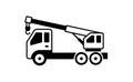 Trucks & construction vehicles illustration / crane truck